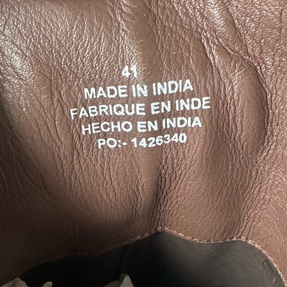 Free People Mahogany Suede Knee-High Fringe Maddox Boots -Size 41 US 10 - Picture 10 of 12